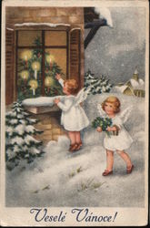 Vesele vanoce! - Merry Christmas Postcard