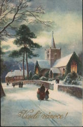 Vesele vanoce! - Merry Christmas Czech Republic Eastern Europe Postcard Postcard Postcard