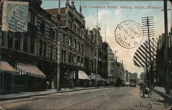 St. Lawrence Street, looking North Montreal QC Canada