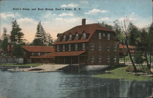 Dart's Camp and Boat House, Dart's Lake Eagle Bay New York