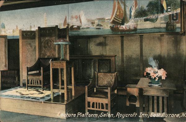 Lecture Platform, Salon, Roycroft Inn, East Aurora, NY New York