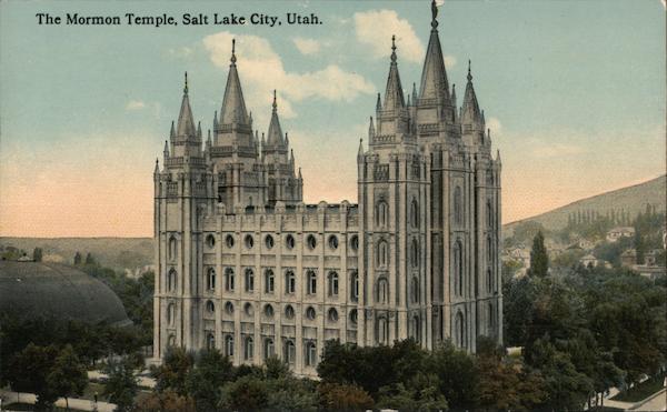 The Mormon Temple Salt Lake City Utah