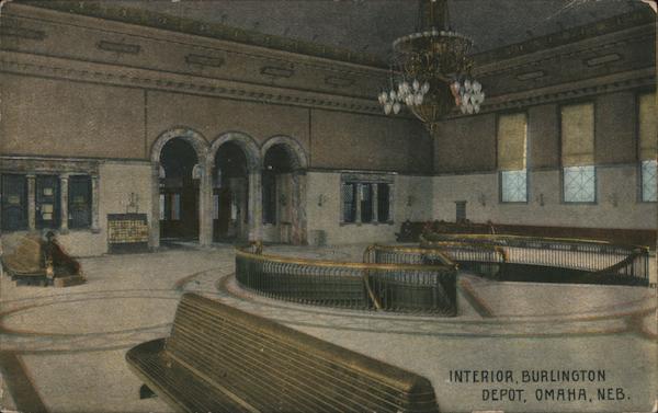 Interior Burlington Depot Omaha Nebraska