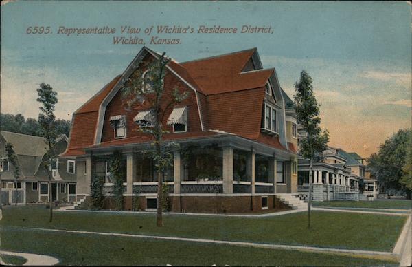 Representative View of Wichita's Residence District Kansas