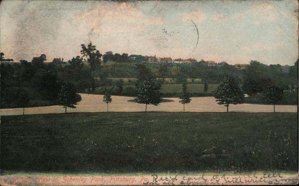 View of Schenley Park Pittsburgh Pennsylvania