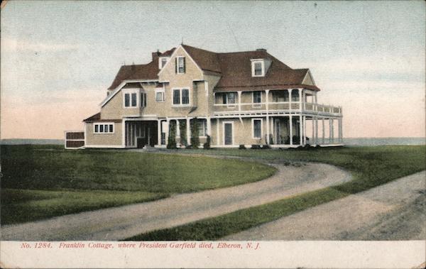 Franklin Cottage, where President Garfield died Elberon New Jersey