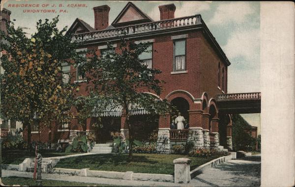 Residence of J.B. Adams Uniontown Pennsylvania