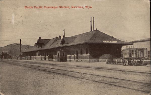 Union Pacific Passenger Station Rawlins Wyoming