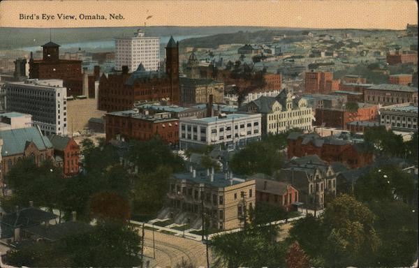 Bird's Eye View Omaha Nebraska
