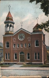 Temple Emanuel, Jewish Synagogue Roundout Postcard
