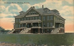 Children's Home, Witchita, Kansas Postcard