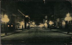 Toronto Street at Night Ontario Canada Postcard Postcard Postcard