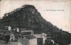Hill Overlooking Genoa, Wis. Wisconsin Postcard Postcard Postcard