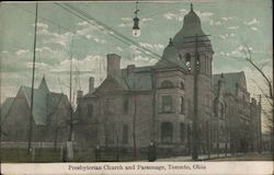 Presbyterian Church and Parsonage Toronto, OH Postcard Postcard Postcard