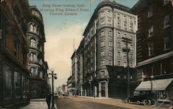 King Street looking East, showing King Edward Hotel Postcard