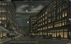 Night Scene on Weybosset Street Postcard