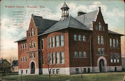 Weiskoff School Kenosha, WI Postcard Postcard Postcard