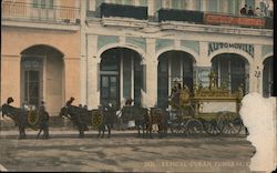 Typical Cuban Funeral Postcard