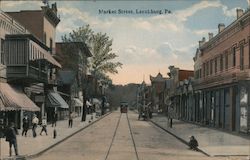 Market Street Leechburg, PA Postcard Postcard Postcard