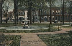 Park View showing Business Section, North East PA Pennsylvania Postcard Postcard Postcard