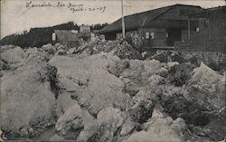 Lewiston Ice Jam - April 20, 1909 Postcard