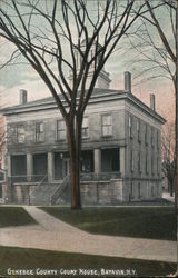 Genesee County Court House Postcard
