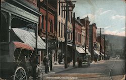 East Side of Main Street Postcard