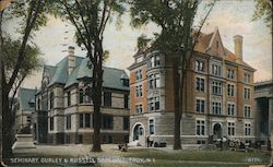 SEMINARY GURLEY & RUSSELL, TROY, NY Postcard