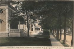 Washington Street Above Freemont Gloversville, NY Postcard Postcard Postcard