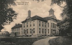 Deposit High School Postcard