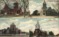 Churches of Ottawa Postcard