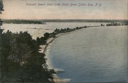 Crescent Beach from Lake Bluff, Great Sodus Bay Postcard