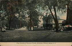 Paly Ground of Winston Female Academy Postcard