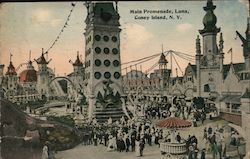 Main Promenade, Luna Postcard