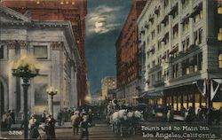 Fourth and So. Main Sts. Postcard