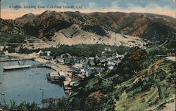 Avalon, Looking East Santa Catalina Island, CA Postcard Postcard Postcard