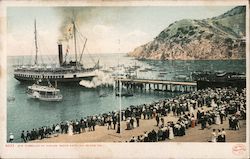 STR "Cabrillo" at Avalon Santa Catalina Island, CA Postcard Postcard Postcard