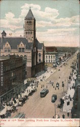 View of 16th Street Looking North from Douglas St Omaha, NE Postcard Postcard Postcard