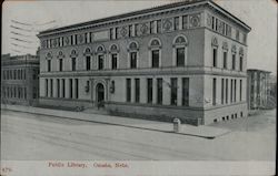 Public Library Postcard