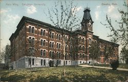 Main Wing Creighton University Postcard