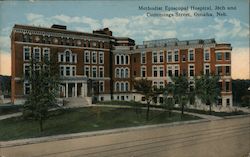 Methodist Episcopal Hospital, 36th and Cummings Street, Omaha, Neb. Postcard
