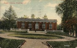 Public Library Postcard