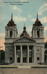 Front View of Catholic Cathedra Postcard
