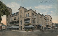 City Hotel Taunton, MA Postcard Postcard Postcard