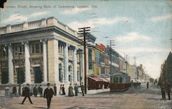 Dundas Street, showing Bank of Commerce London, ON Canada Ontario Postcard Postcard Postcard