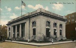 U.S. Post Office New Castle, PA Postcard Postcard Postcard