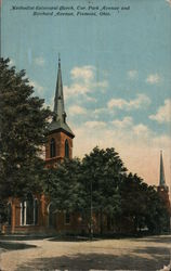 Methodist Episcopal Church Corner Park Avenue and Burchard Avenue Postcard