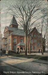Grove Street Grammar School Pawtucket, RI Postcard Postcard 