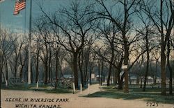 Scene in Riverside Park Postcard