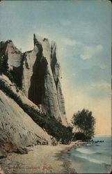 View of the cliffs at Scarboro Bluffs along Lake Ontario Postcard